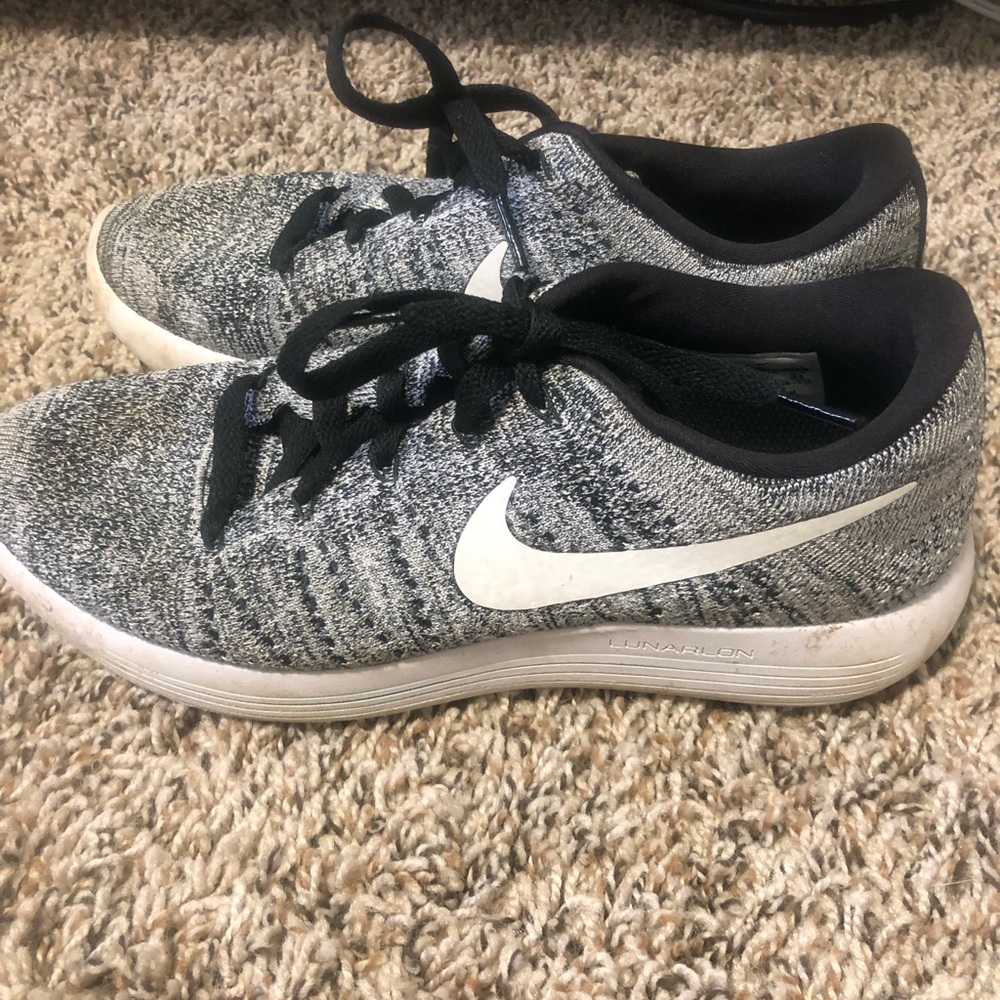 Grey flyknit lunarlons